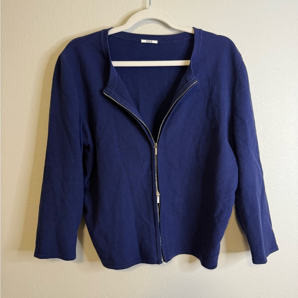 Wolford Blue Knit Baumwolle Cotton Sweater Women’s Large
